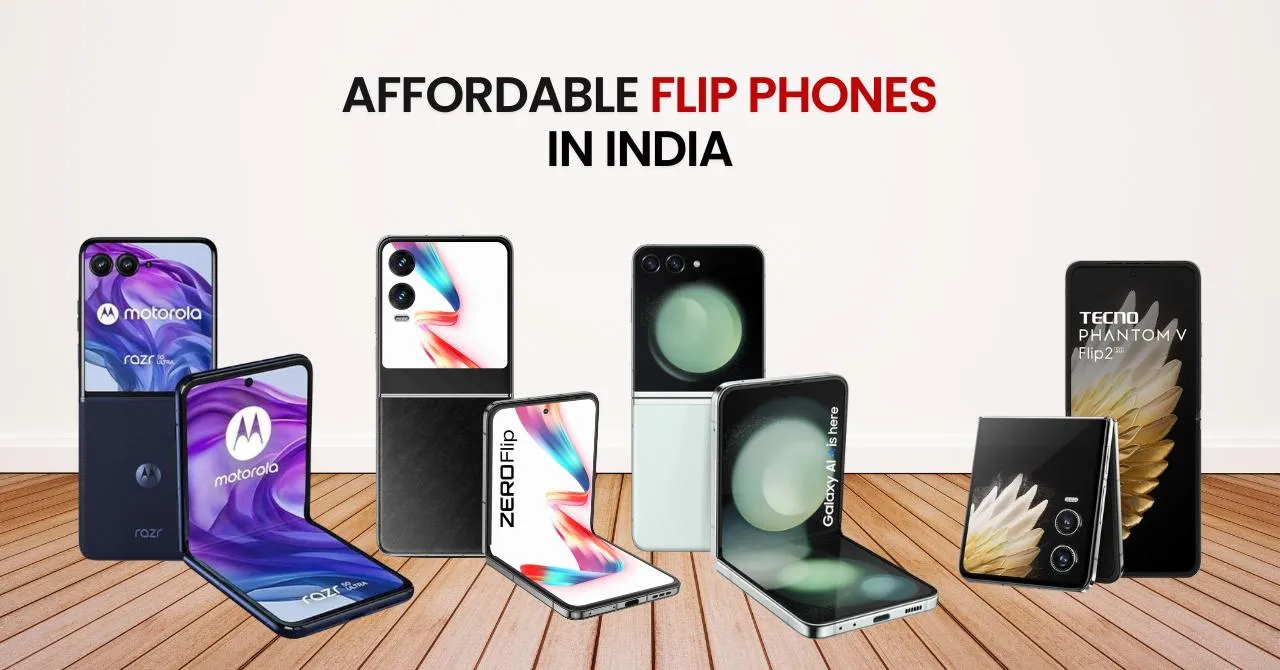 Affordable flip phones India Best budget foldable phones 