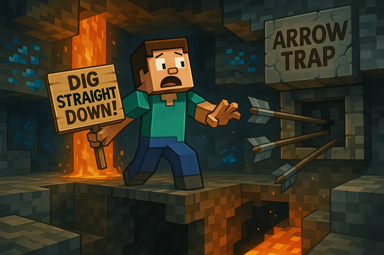 Minecraft Realms drops disaster maps with hilariously bad survival tips