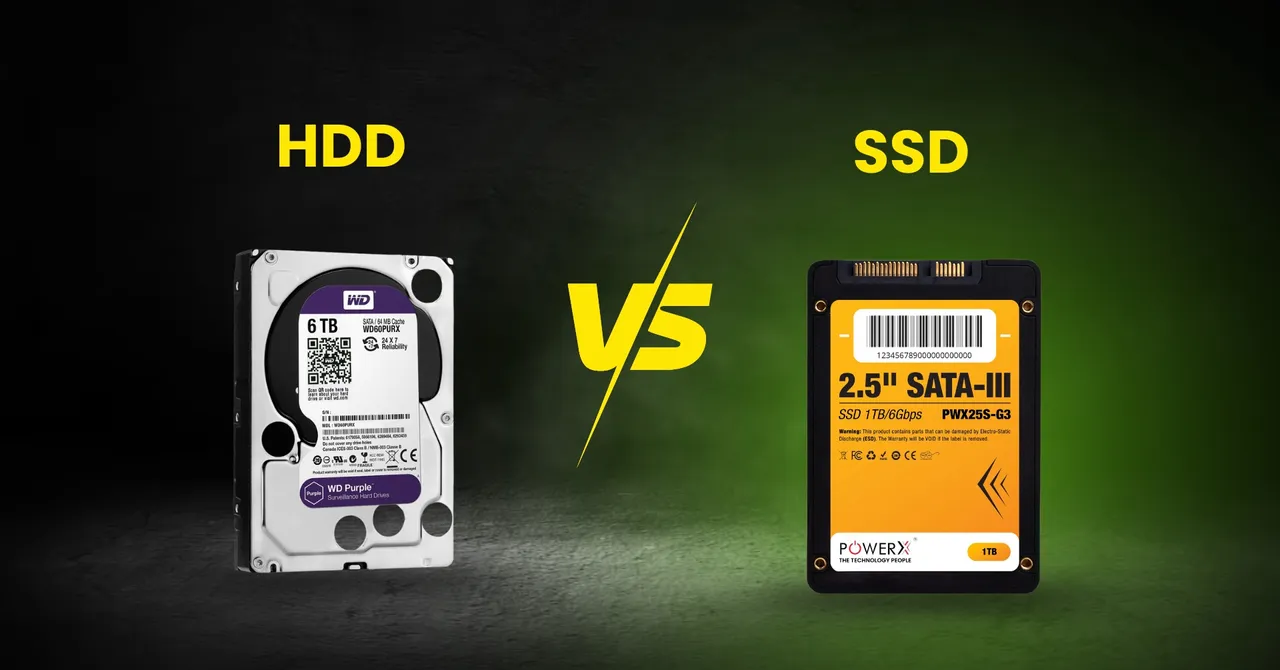 SSD vs HDD .