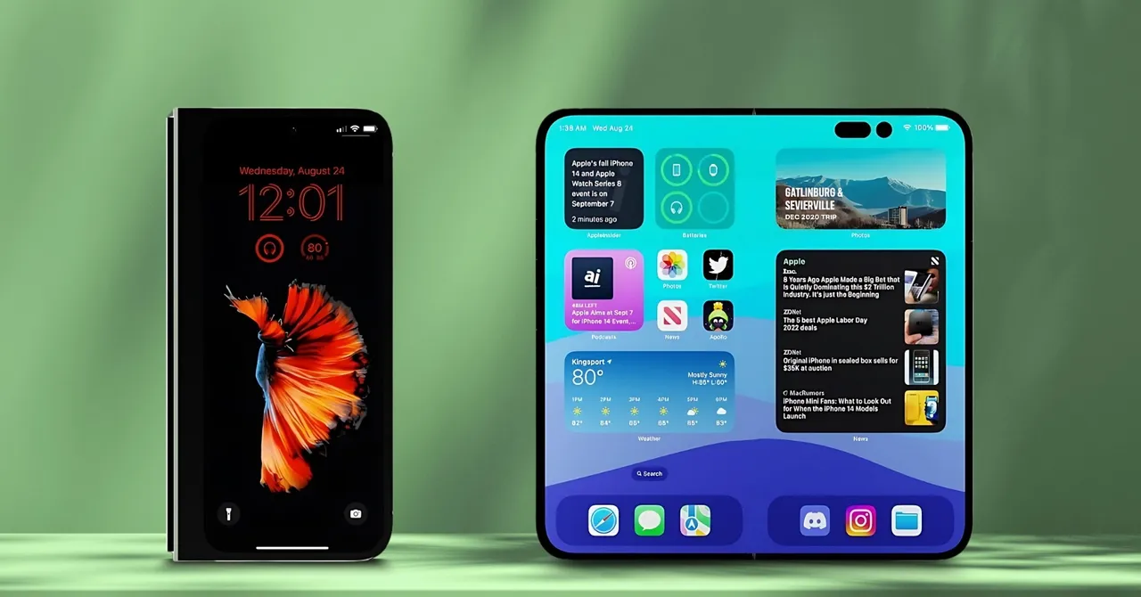 Apple first Foldable iPhone