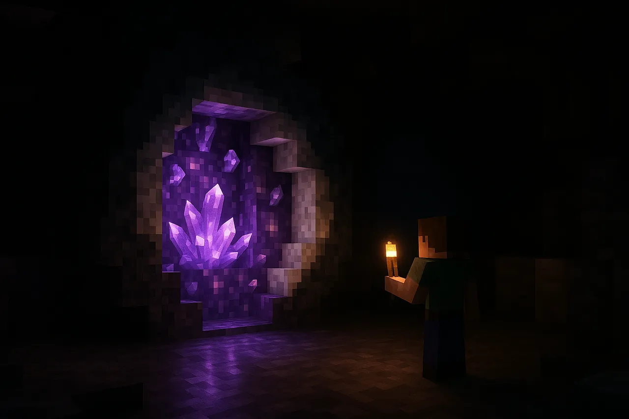 Minecraft Amethyst Geodes