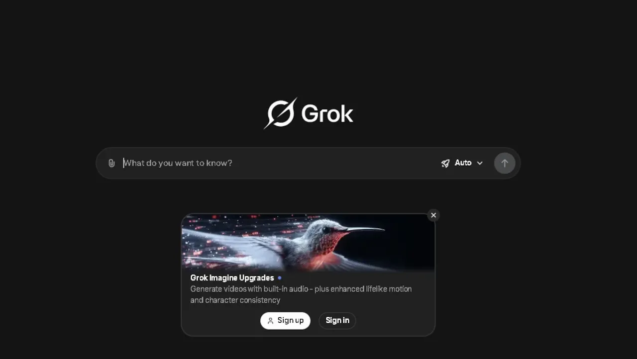 Grok Imagine AI tool