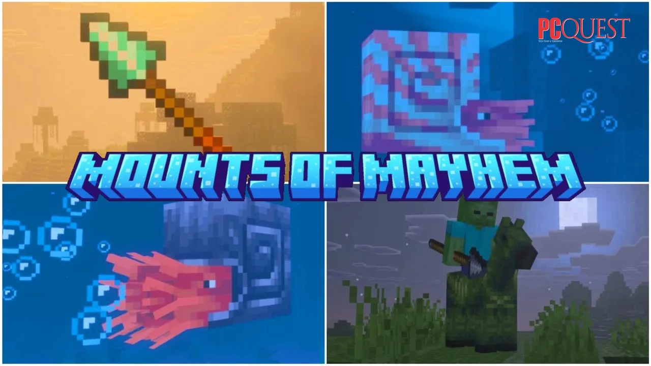 Minecraft dives deep with Mounts of Mayhem aquatic challenge