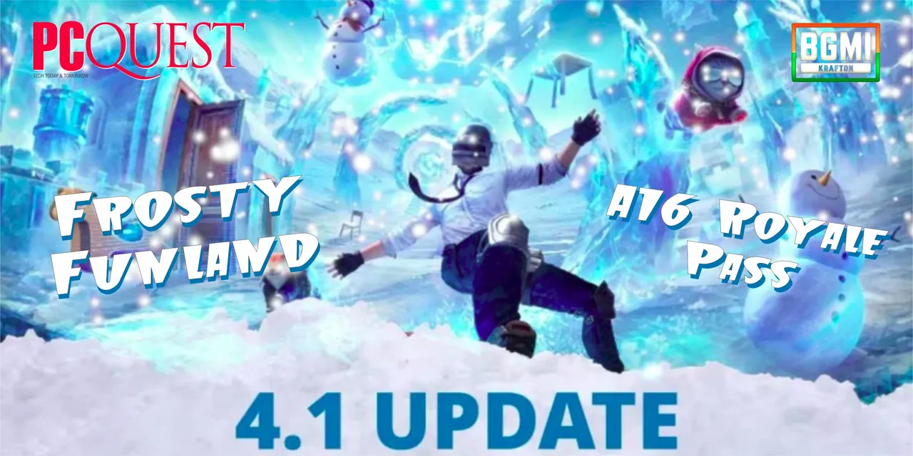 BGMI 4.1 Update Launches Tomorrow with Frosty Funland and A16 Royale Pass
