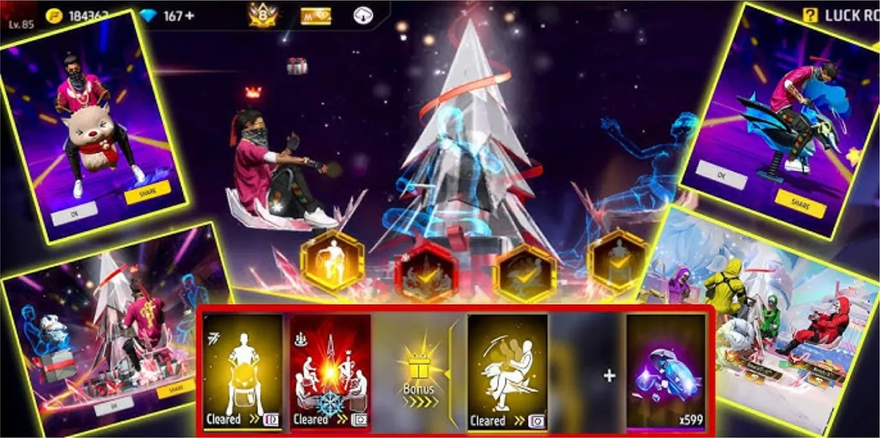 Free Fire MAX Events