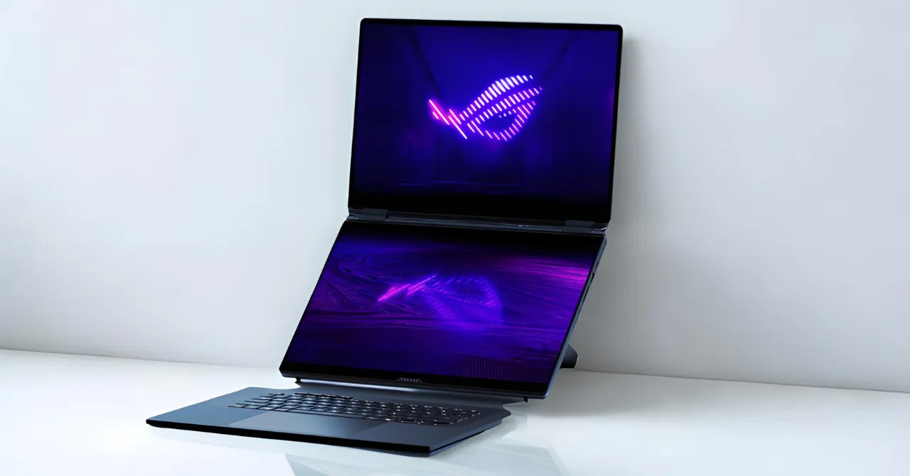 ASUS Just Built the Wildest Gaming Laptop Ever With Two OLED Screens