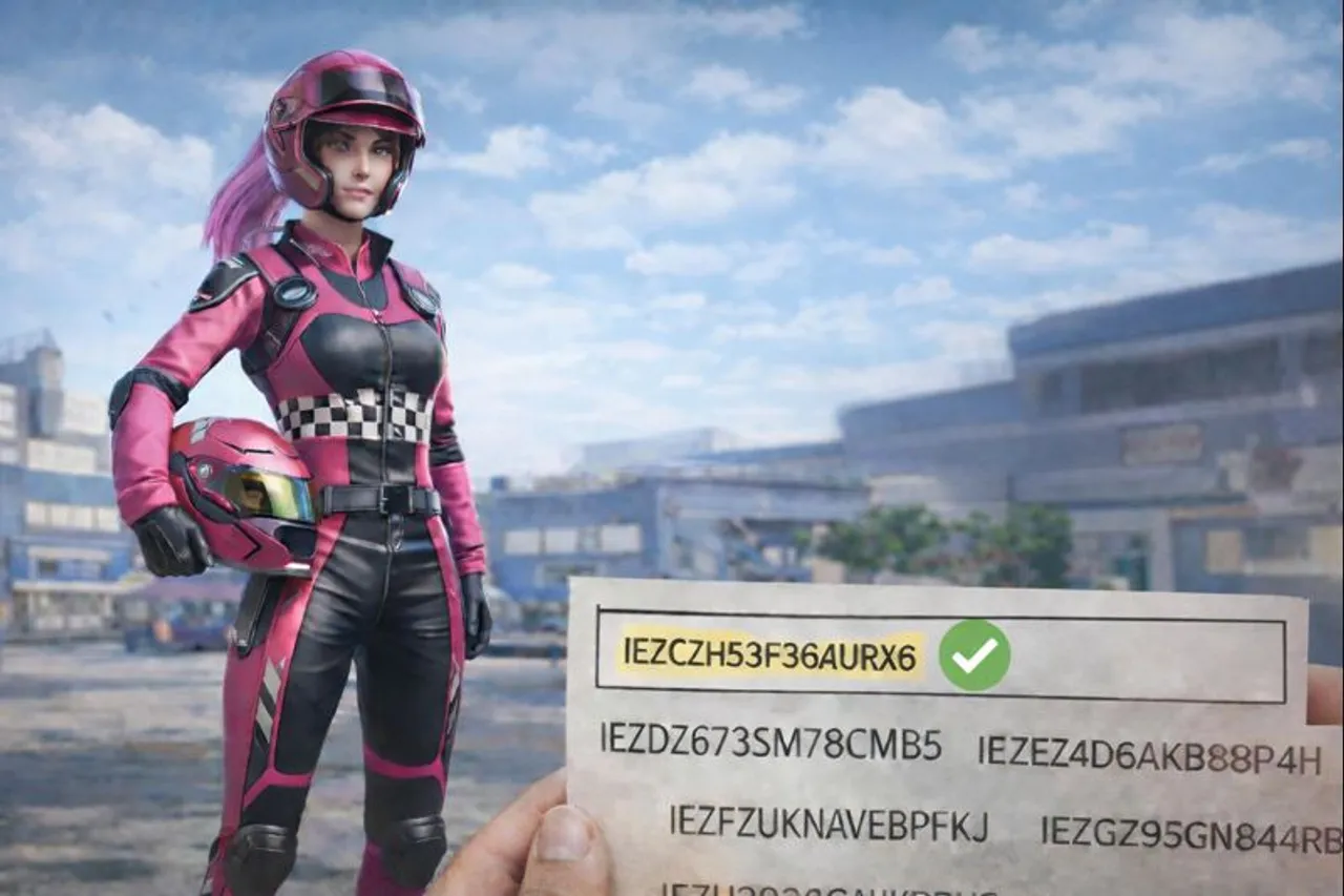 BGMI Female Racer Set redeem codes drop with just 10 uses per code