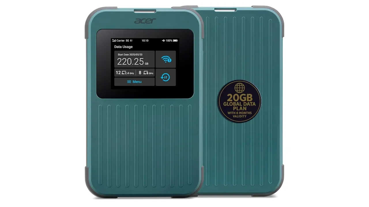 Acer Connect M4 5G Portable Wi-Fi Router Review F
