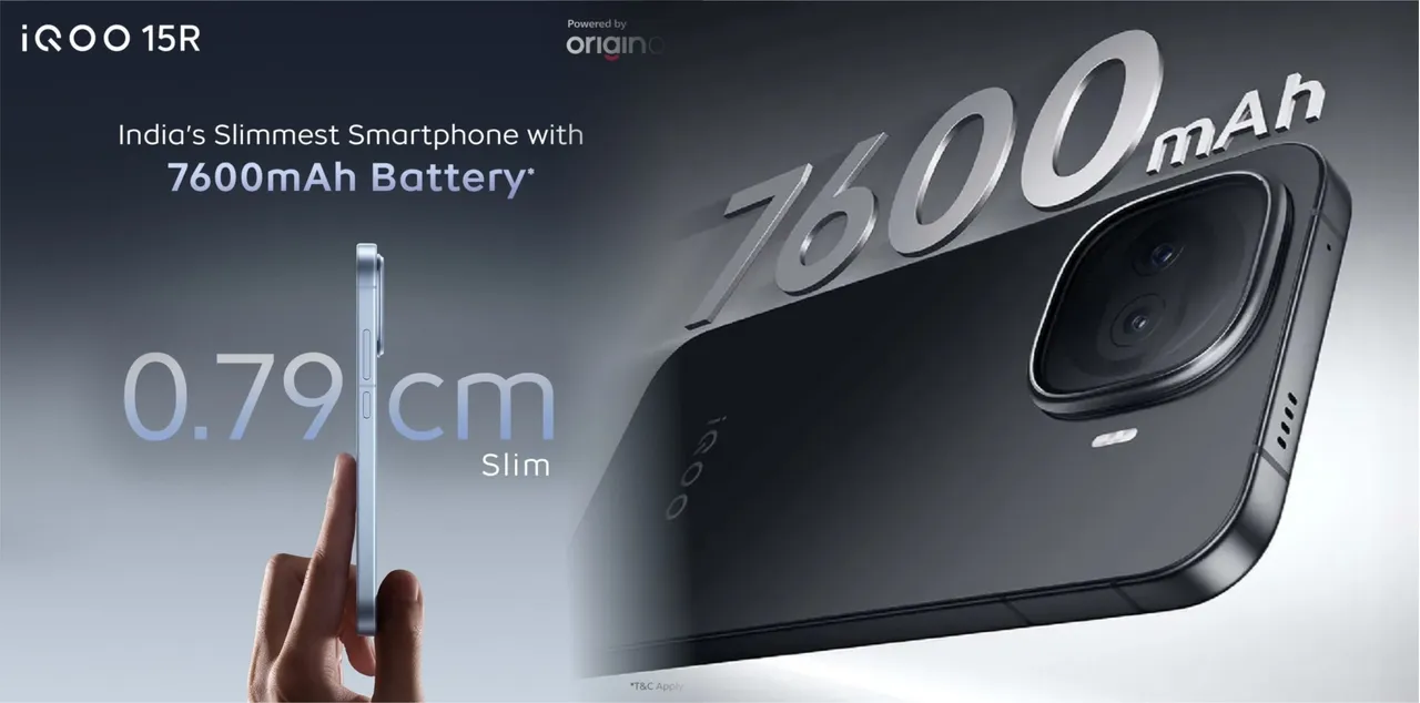 iQOO 15R could be India’s thinnest 7,600mAh gaming phone