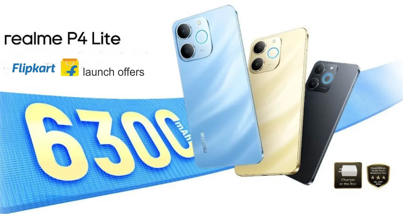 Realme P4 Lite launch offers bring price down to Rs 8,999 on Flipkart