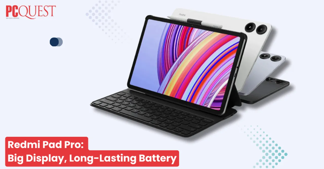 Redmi Pad Pro Big Display, Long-Lasting Battery