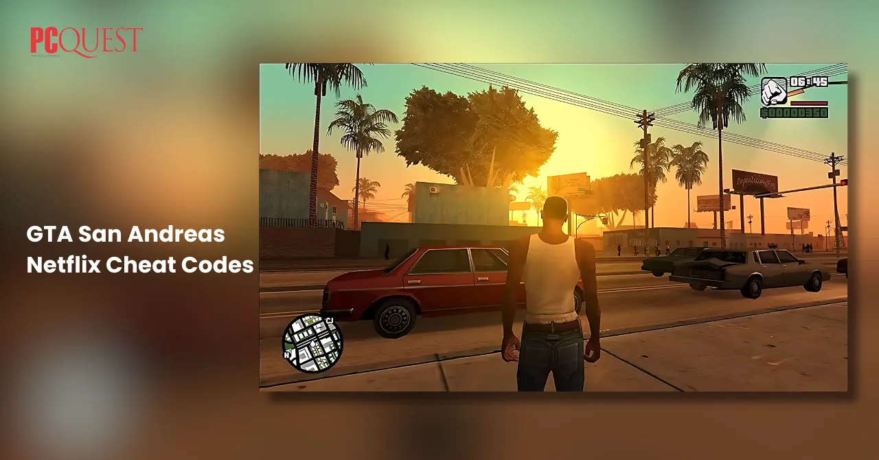 GTA San Andreas Netflix Cheat Codes