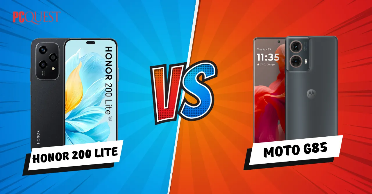 Honor 200 Lite vs. Moto G85