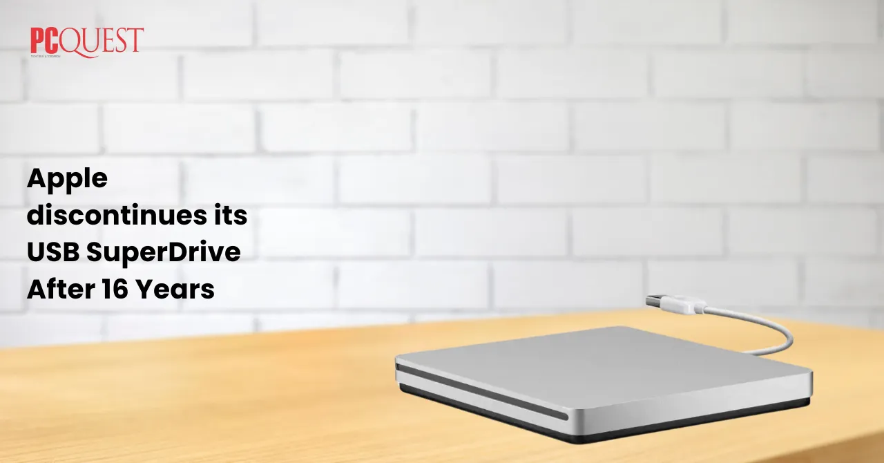 Apple discontinues its USB SuperDrive After 16 Years