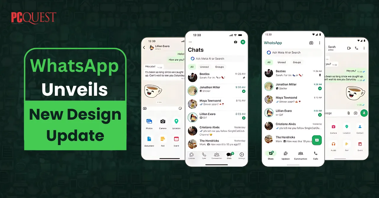 WhatsApp Unveils New Design Update
