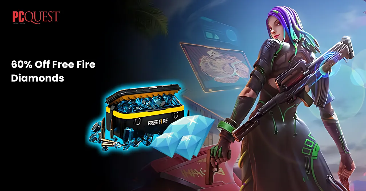 Free Fire MAX Top Up at 60% off