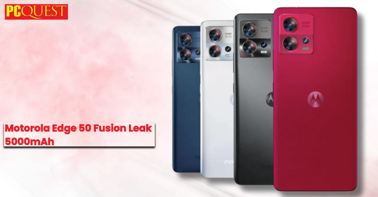 Motorola Edge 50 Fusion Leak 5000mAh