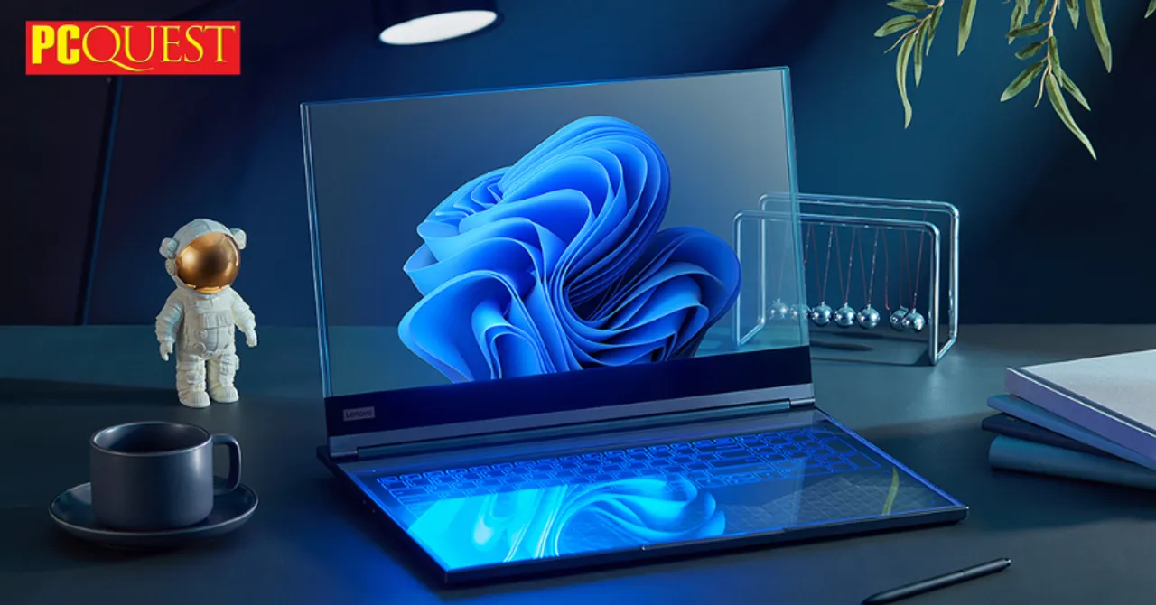 Lenovo Transparent Laptop