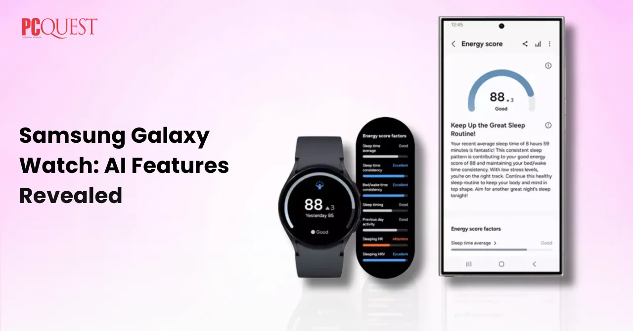 Samsung Galaxy Watch AI Features Revealed