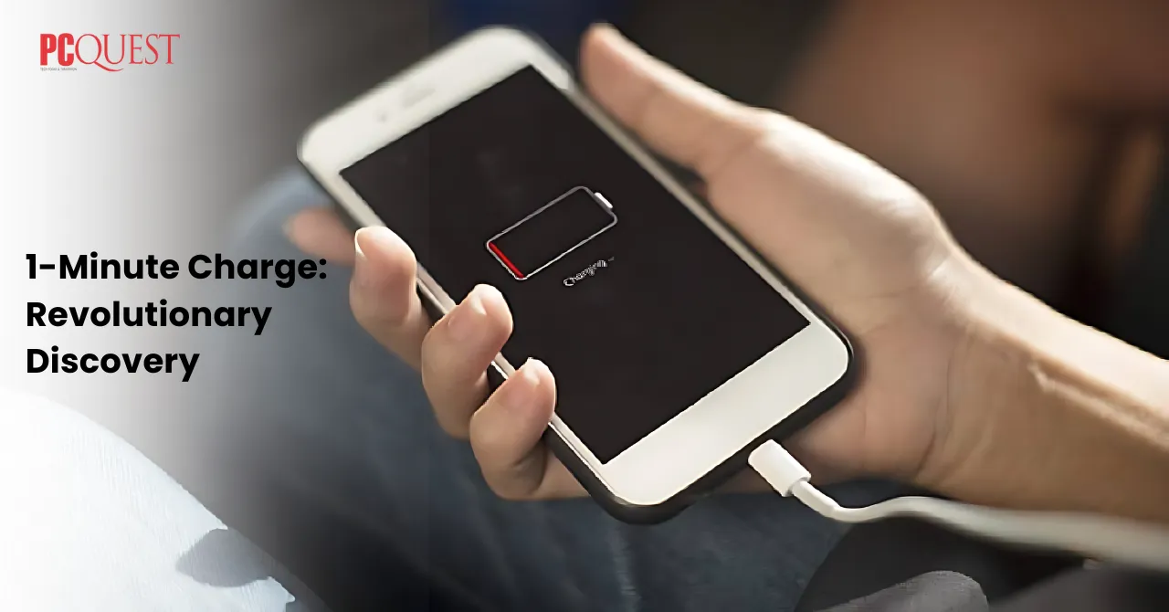1-Minute Charge Revolutionary Discovery