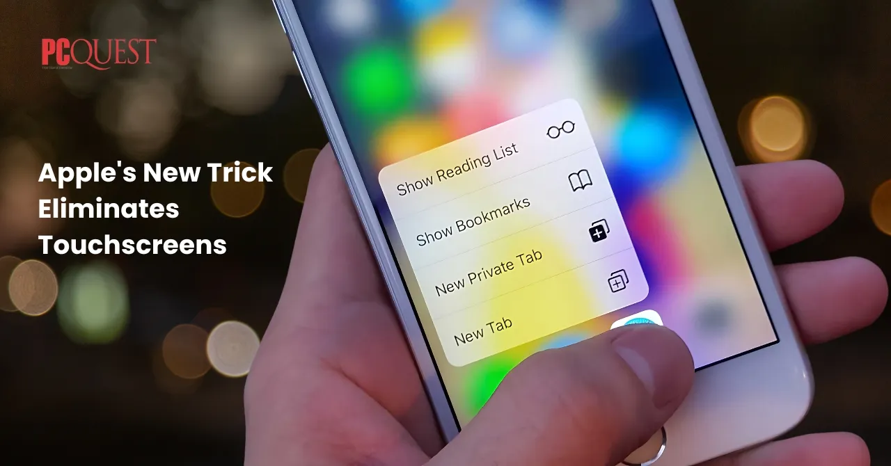 Apple's New Trick Eliminates Touchscreens