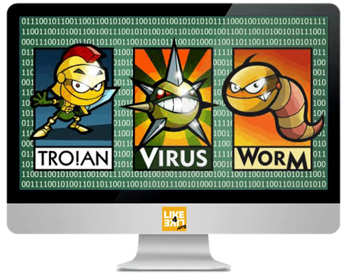 computer trojan virus worm