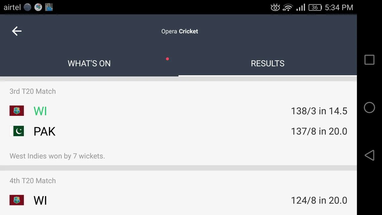Opera Cricket