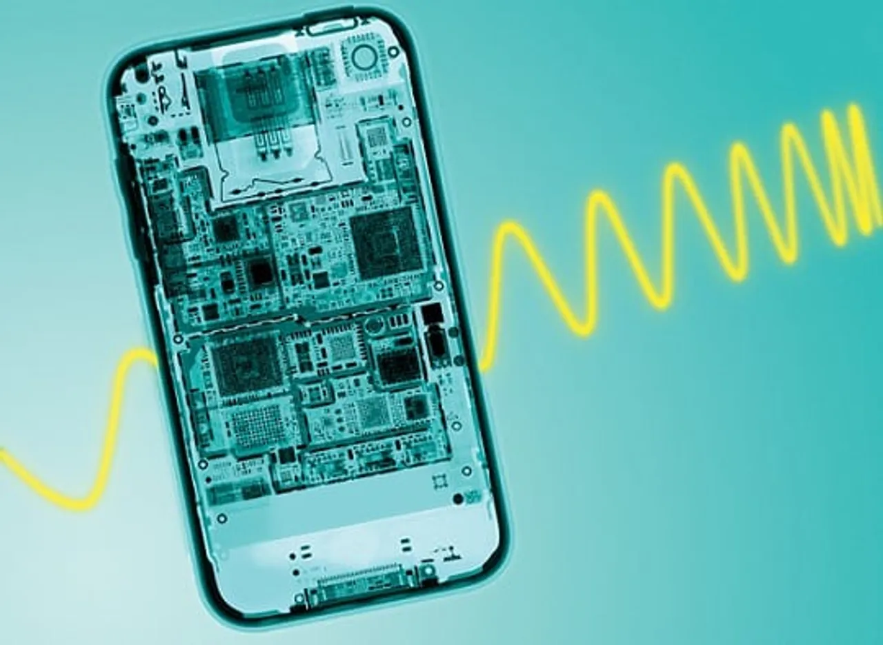 Phone radiation lightray