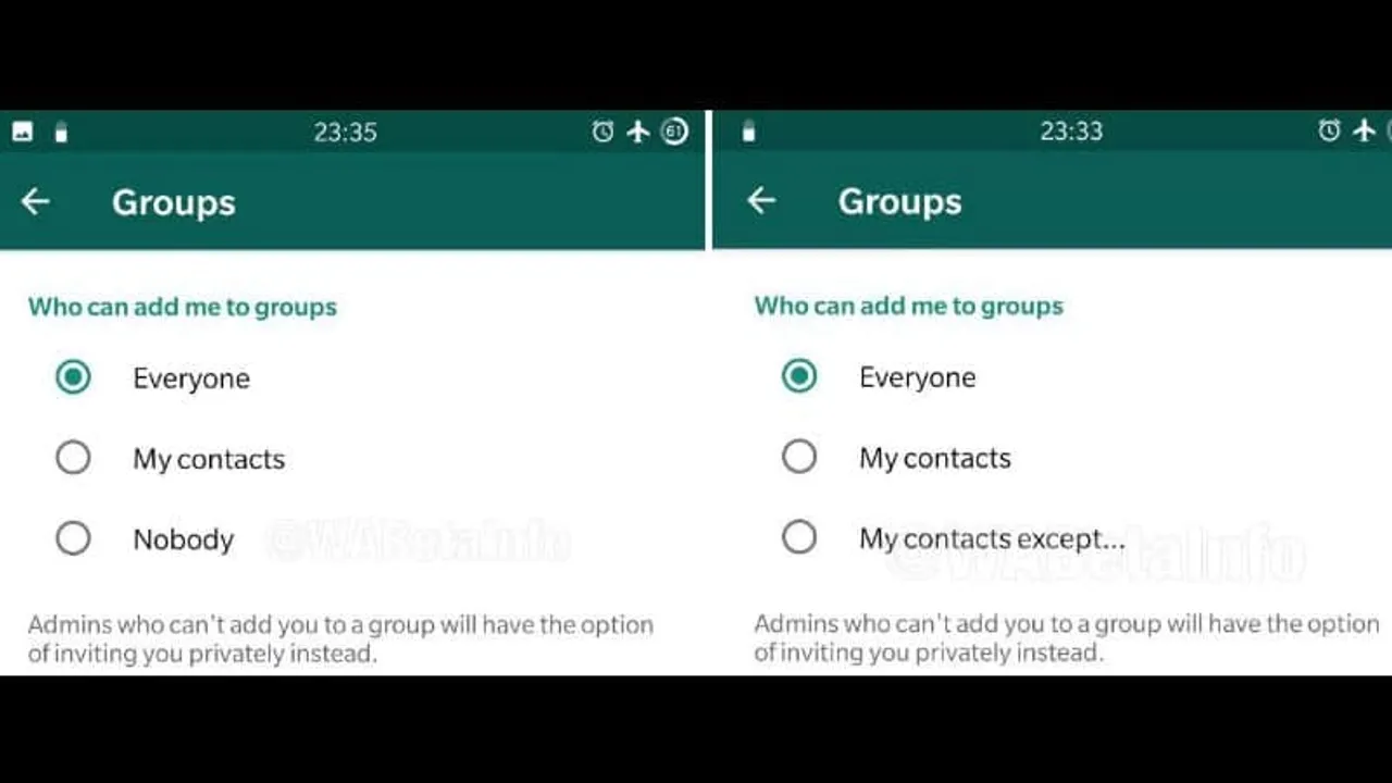 'nobody' feature screenshot