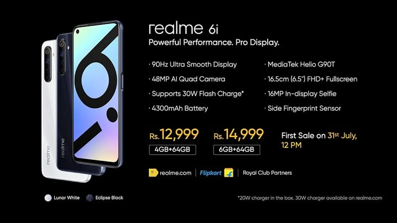 realme 6i launch in India