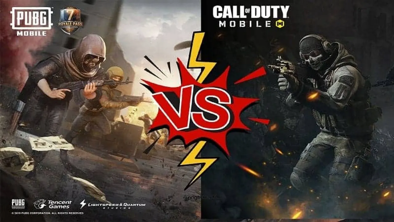 PUBG mobile vs Call of Duty Mobile