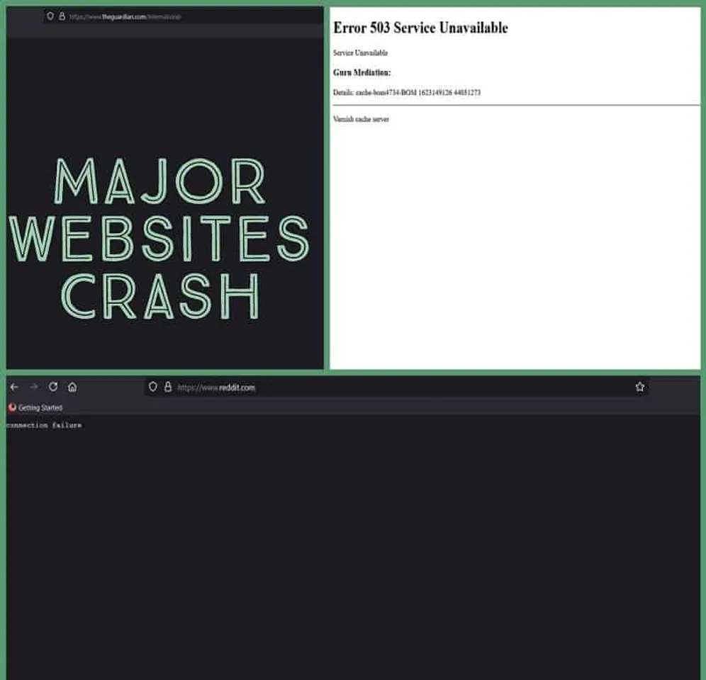 Websites Crash