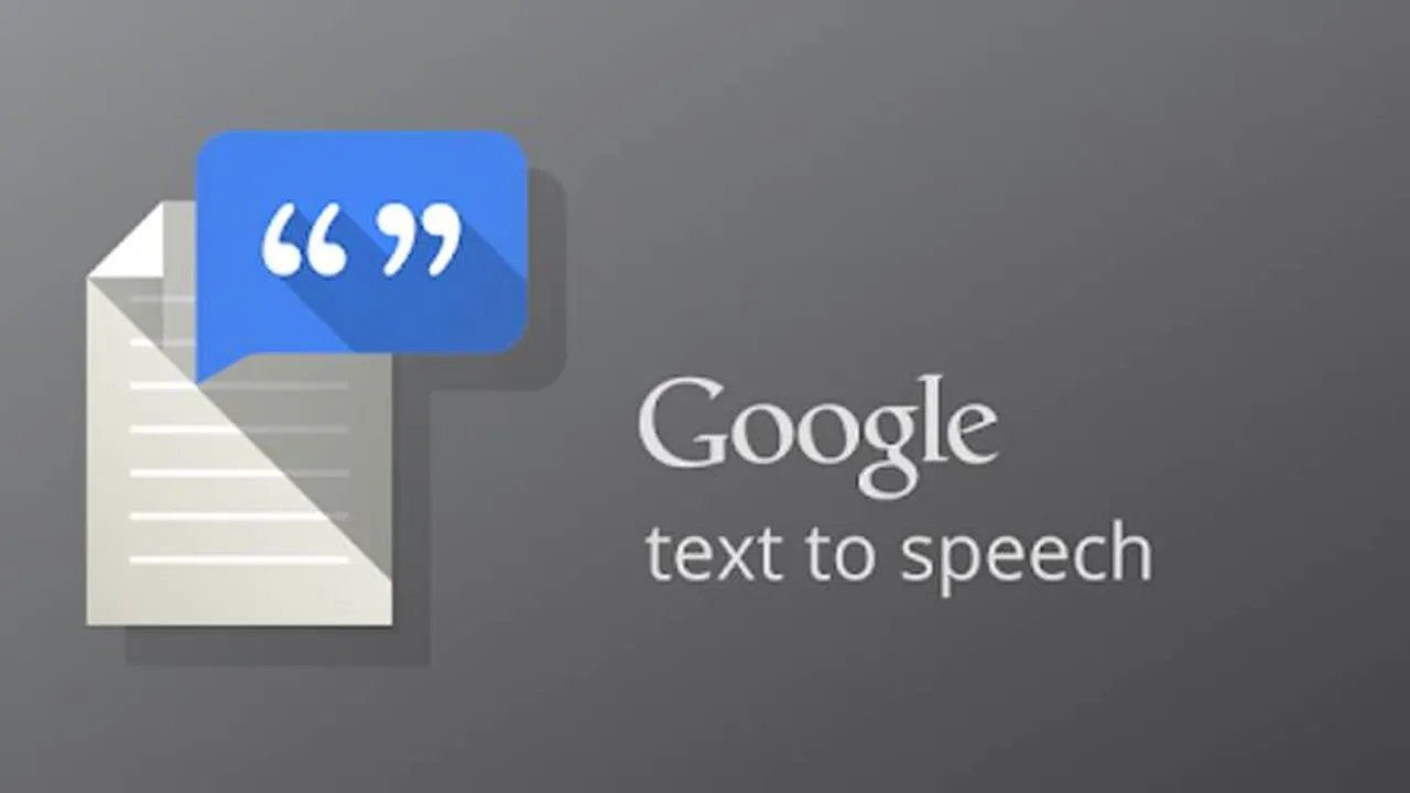 Text to speech