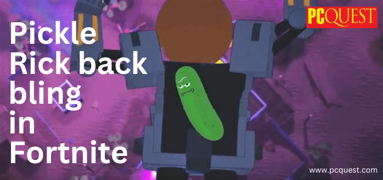 Pickle Rick back bling in Fortnite Tricks to get it for free 1