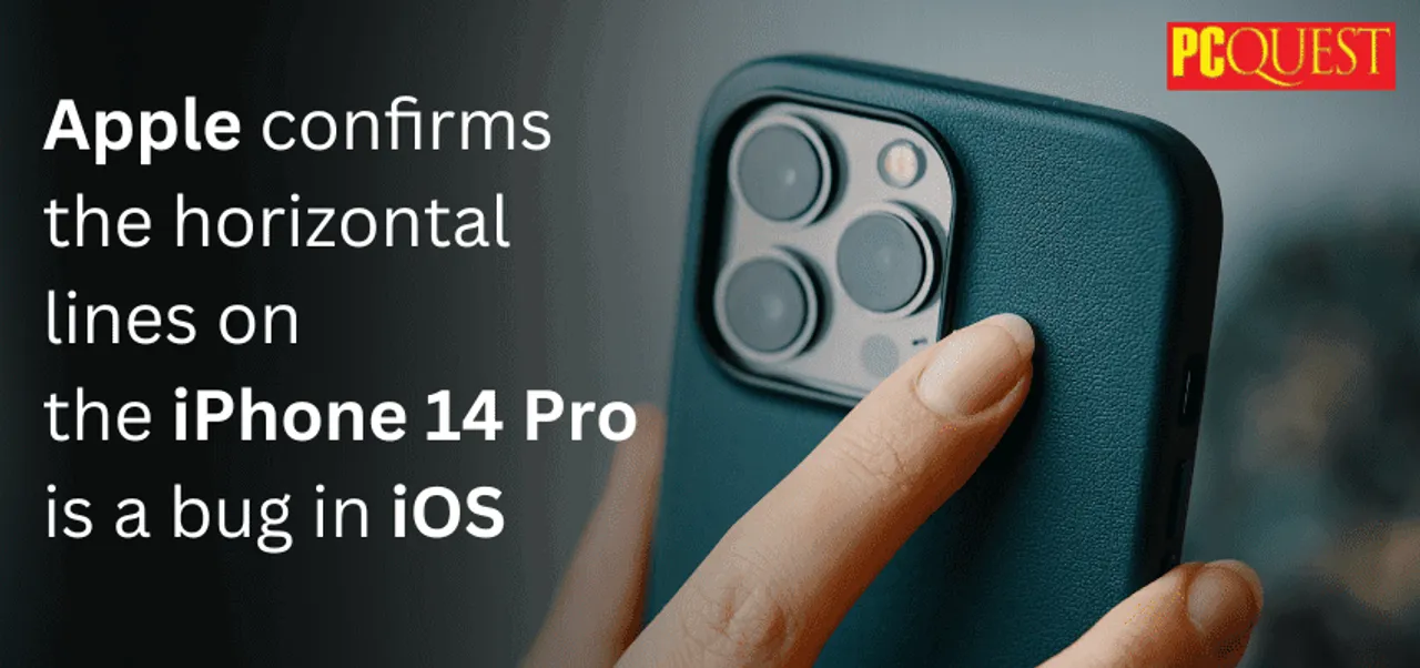 Apple confirms the horizontal lines on the iPhone 14 Pro is a bug in iOS 2