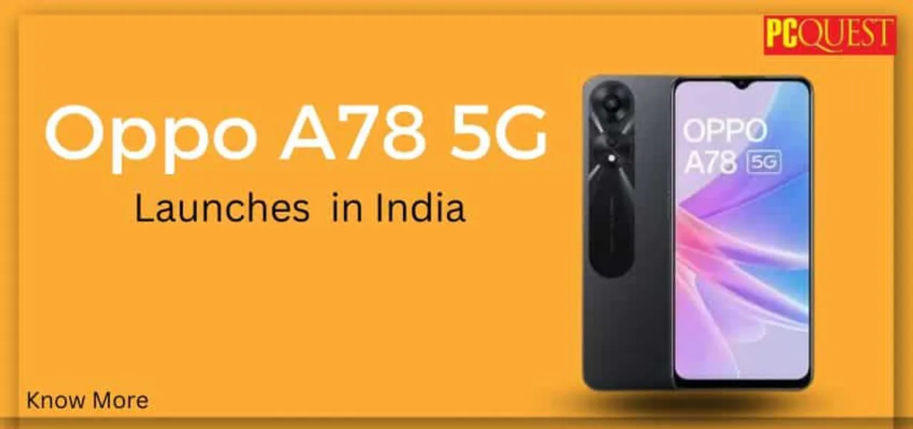 Oppo launches A78 5G in India Check Specifications price