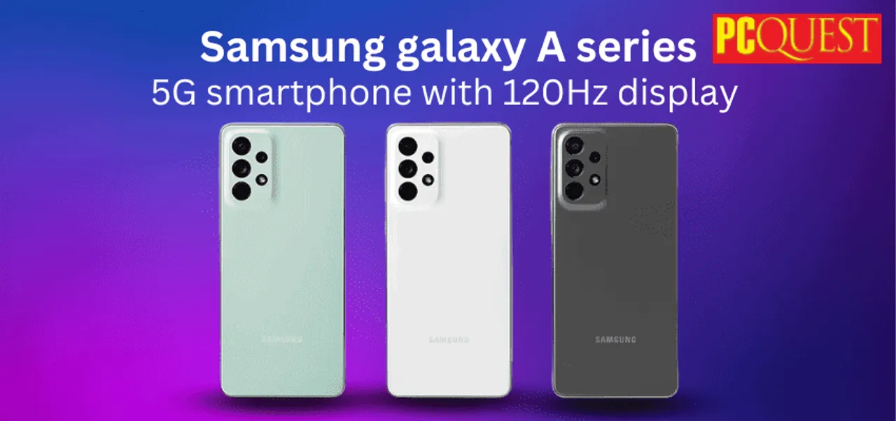 Samsung galaxy A series 5G smartphone with 120Hz display launch date 18 jan