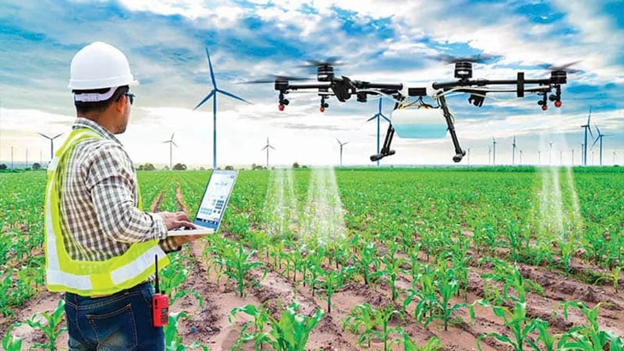 Modern farming Cutting edge tech integrated with plant bioscience