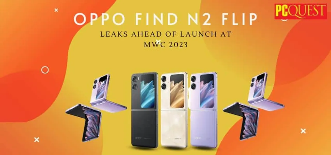 Oppo Find N2 Flip leaks ahead of Launch at MWC 2023