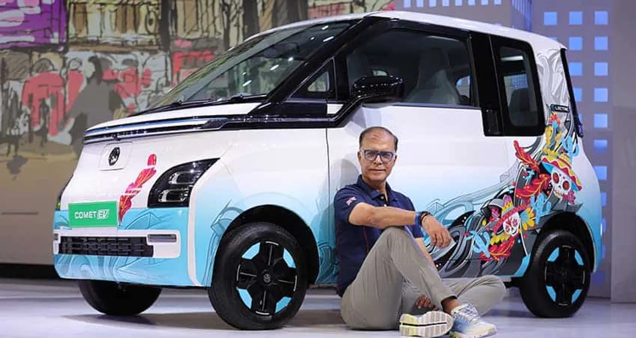 MG Motor India unveils the next gen smart electric vehicle MG Comet EV