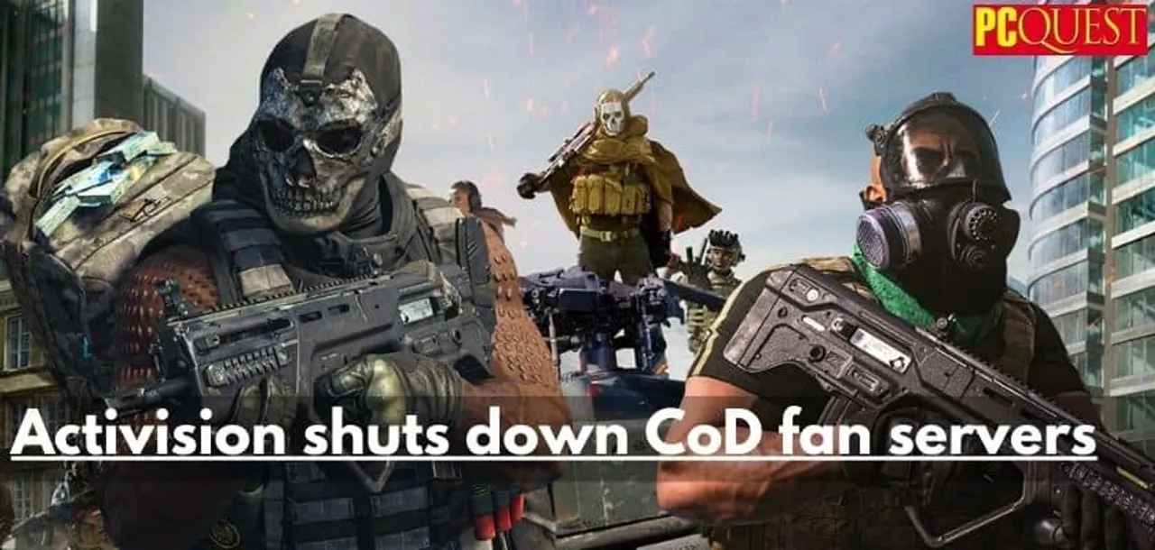 Activision shuts down CoD fan servers