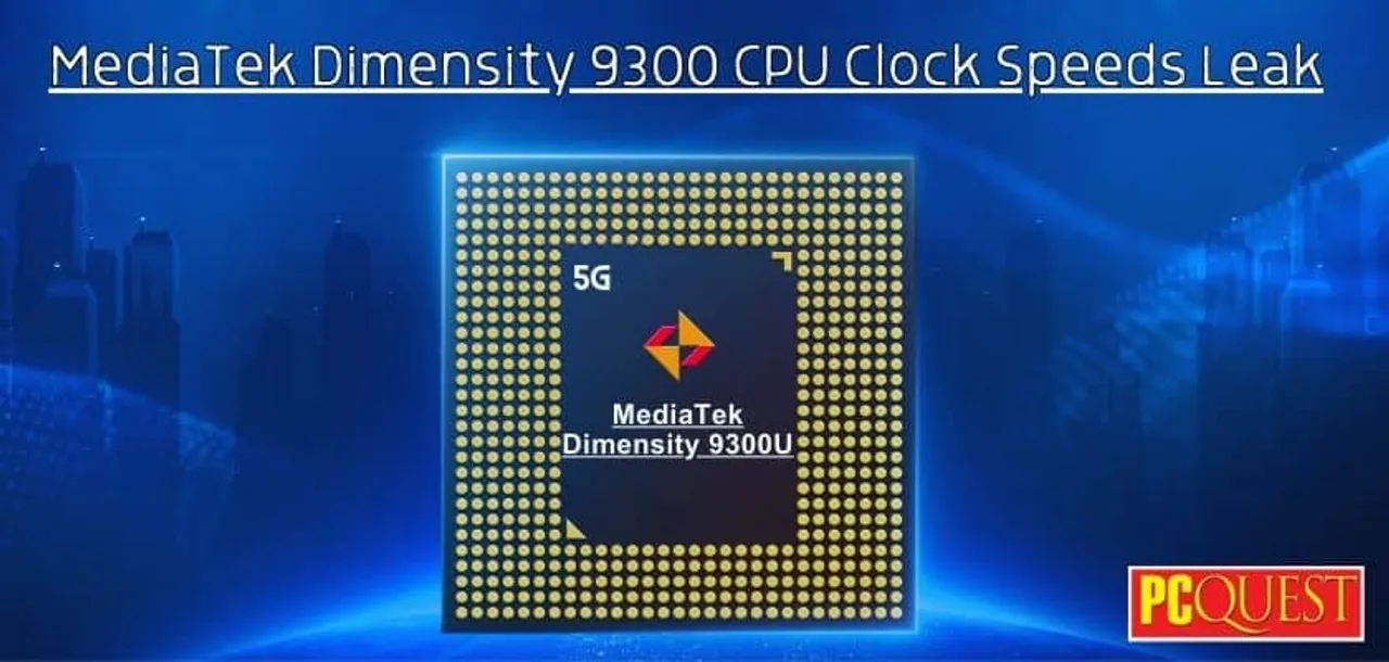 MediaTek Dimensity 9300 CPU Clock Speeds Leak