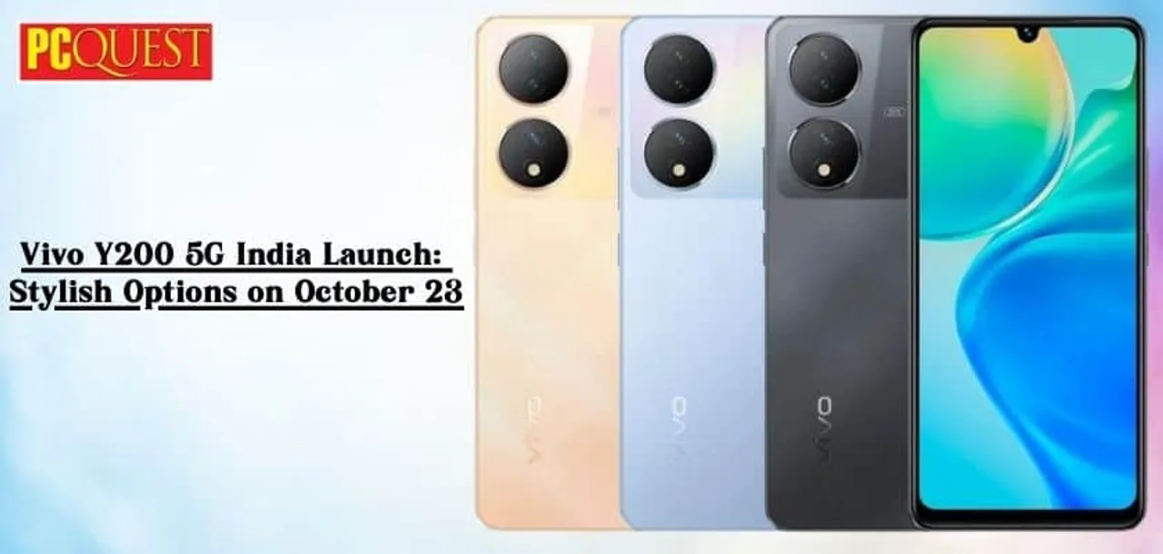 Vivo Y200 5G India Launch Stylish Options on October 23