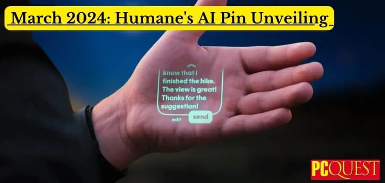 Humane Ai Pin from March 2024