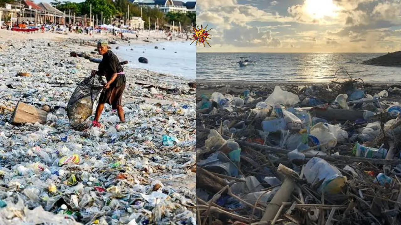 Bali Beaches Overwhelmed by Plastic Waste: Viral Videos Highlight ‘Trash Wave’ Crisis
