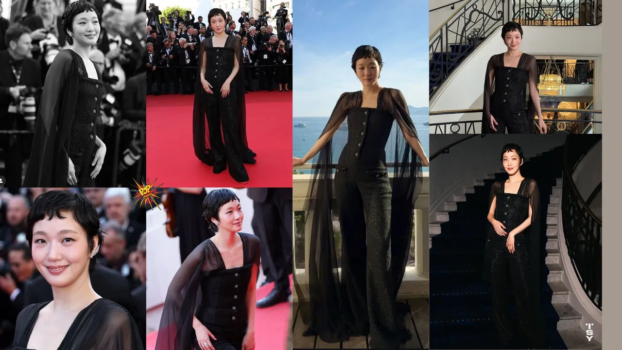 Kim Go-eun Turns Heads at Cannes 2025 with Bold Pixie Cut and Sleek Black Jumpsuit
