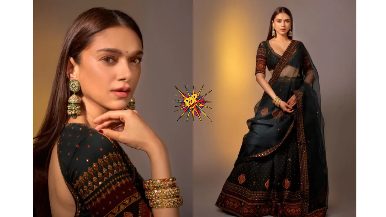Aditi Rao Hydaris Black Choli Lehenga and the Story of the Bottu.png