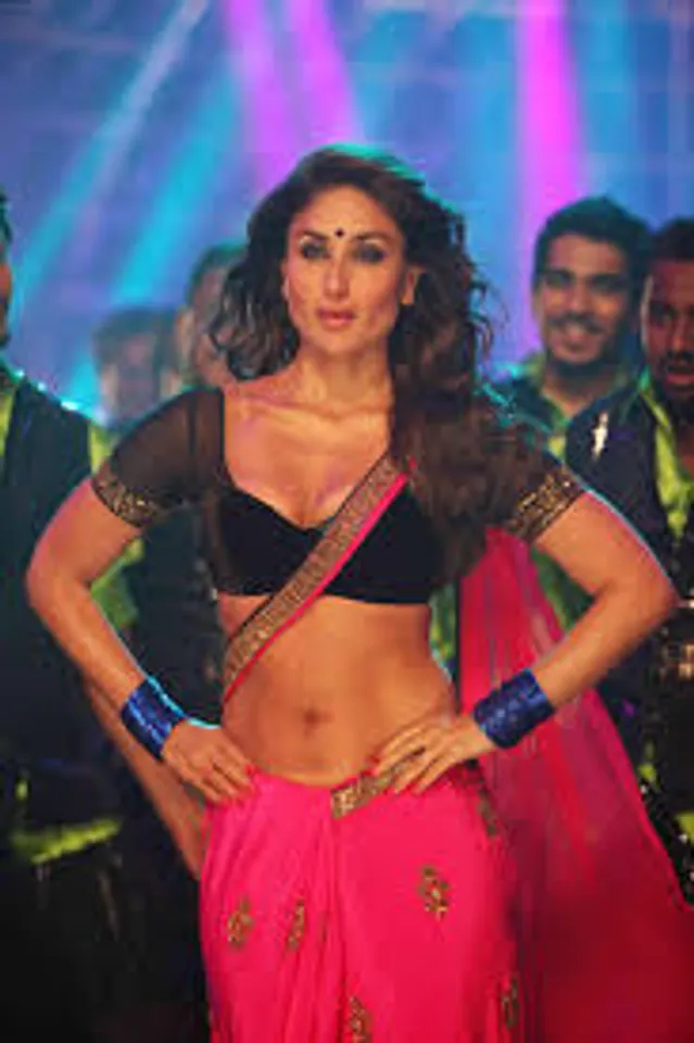 Her sheer black saree with a sash-style hot pink pallu is easily one of her best looks till date, and very wearable, too.