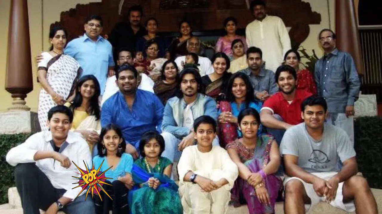 THIS Indian Family Reigns in Cinema With 6000 Crore Net Worth 4 Superstars 5 Studios Surpassing Khans Kapoors Akkinenis allu konidela mega family allu arjun ram charan chiranjeevi.png