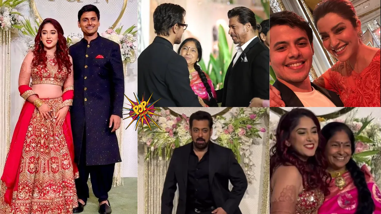 Sneak Peek into Ira Khan and Nuper Shikares Reception From Taare Zameen Par Reunion to the Presence of Three Bollywood Khans at the Celebration aamir khan shah rukh khan salman khan.png